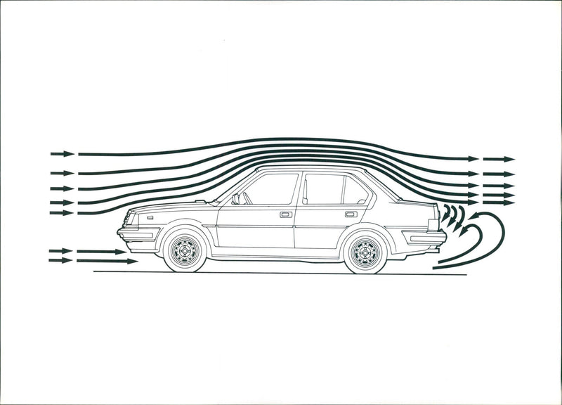 Volvo 360 GLE - Vintage Photograph