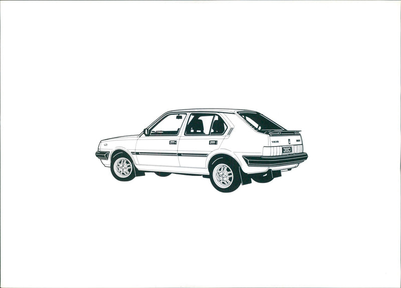 Volvo 360 GLE - Vintage Photograph