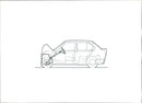 Vintage Car Sketch - Vintage Photograph