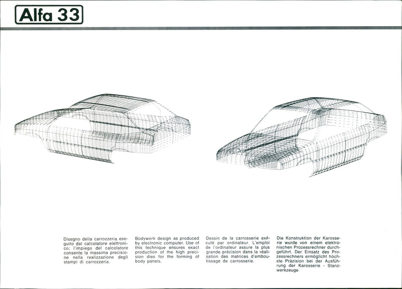 Alfa Romeo 33 - Vintage Photograph