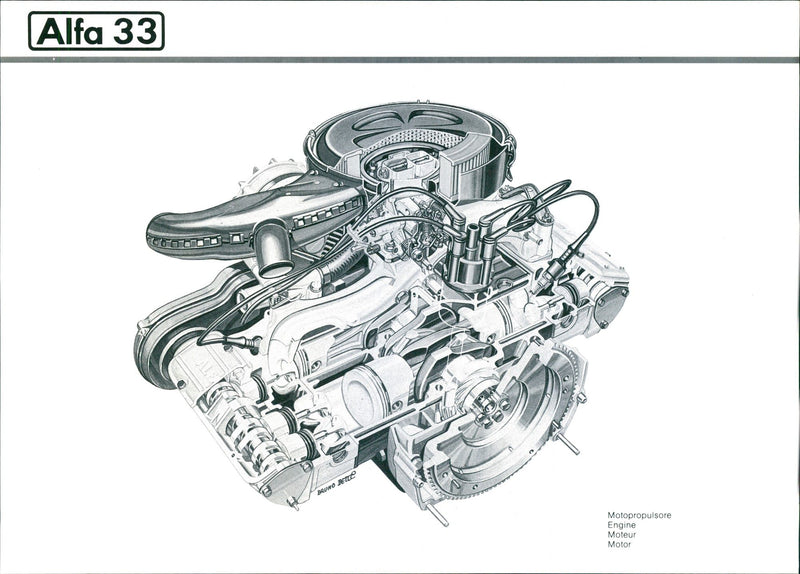 Alfa Romeo 33 - Vintage Photograph