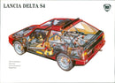 1984 Lancia Delta S4 - Vintage Photograph