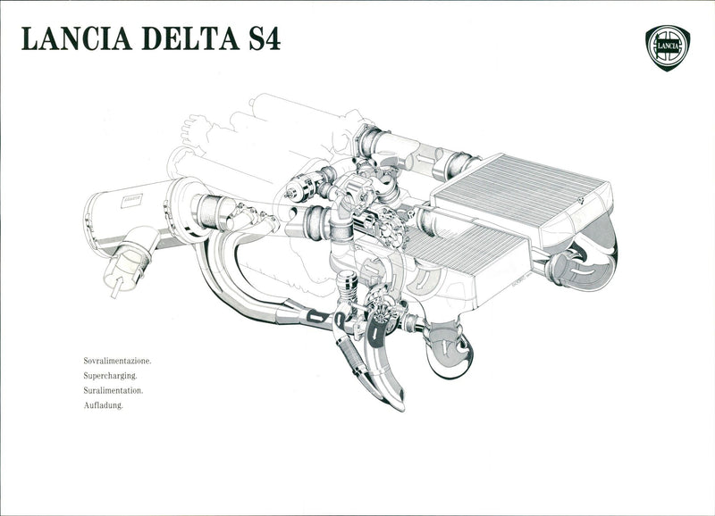 1984 Lancia Delta S4 - Vintage Photograph