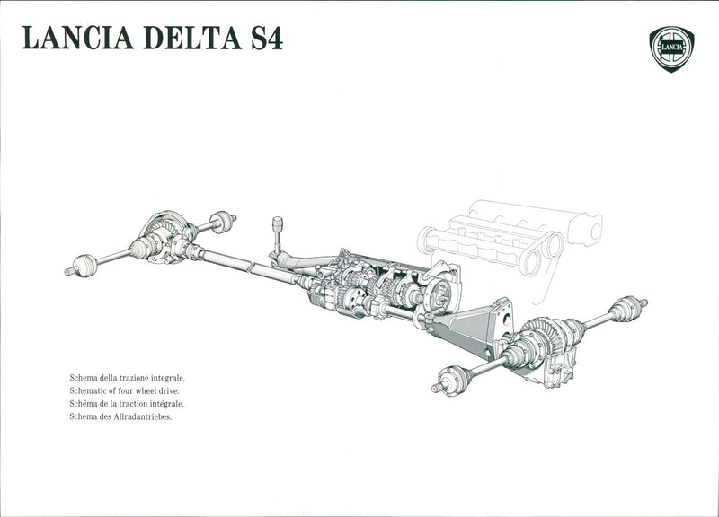 1984 Lancia Delta S4 - Vintage Photograph