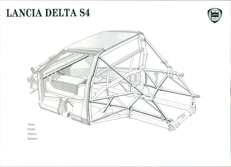 1984 Lancia Delta S4 - Vintage Photograph