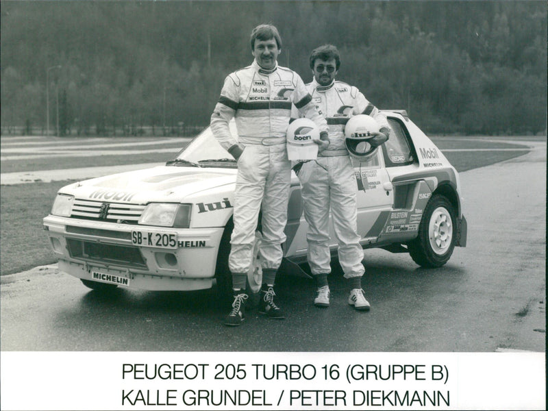 1985 Peugeot 205 Turbo 16 - Vintage Photograph