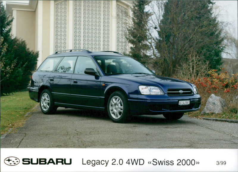 1999 Subaru Legacy 2.0 4WD Swiss 2000 - Vintage Photograph