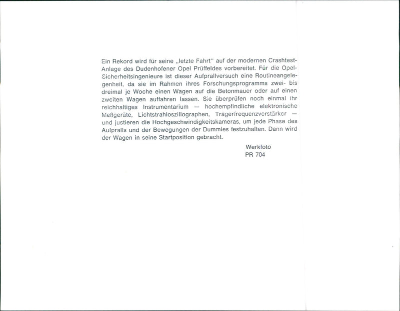 1969 Opel - Vintage Photograph