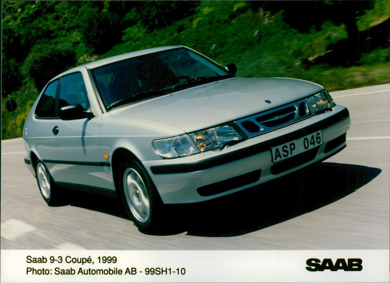 1999 Saab 9-3 Coupe - Vintage Photograph
