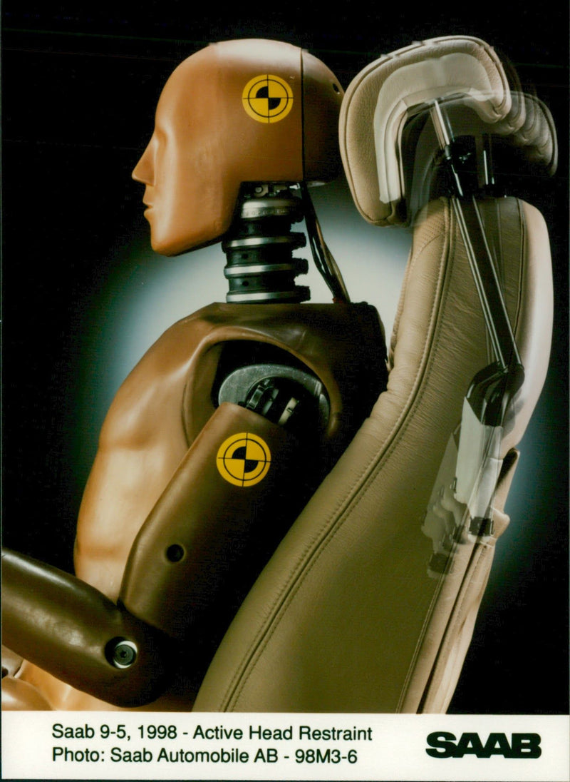 1999 Saab 9-5 - Active Head Restraint - Vintage Photograph