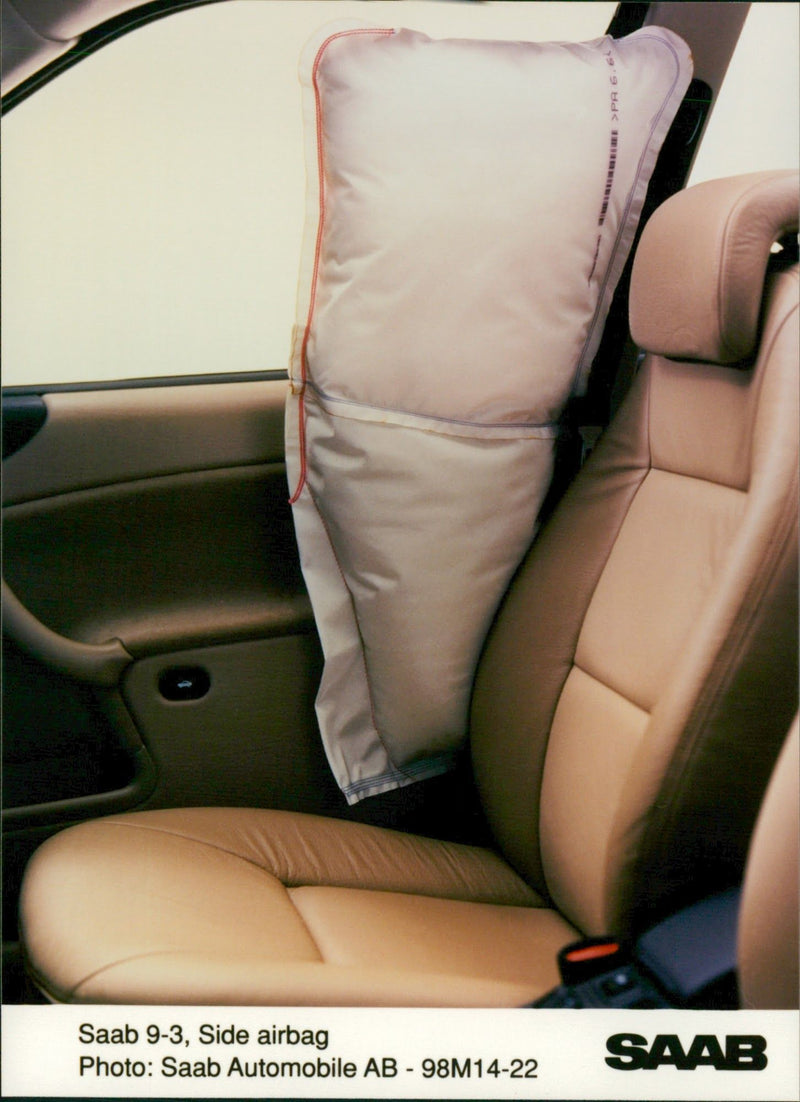 1999 Saab 9-3, Side airbag - Vintage Photograph