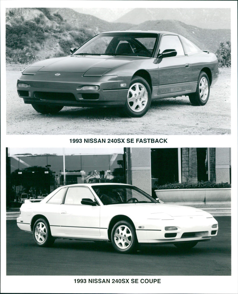 1993 Nissan 240SX SE Fastback and 1993 Nissan 240SX SE Coupe - Vintage Photograph