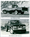1993.5 Nissan 4x2 Truck and 1993.5 Nissan 4x4 King Cab SE V6 - Vintage Photograph