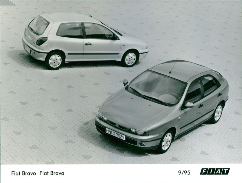 1995 Fiat Bravo and Fiat Brava - Vintage Photograph