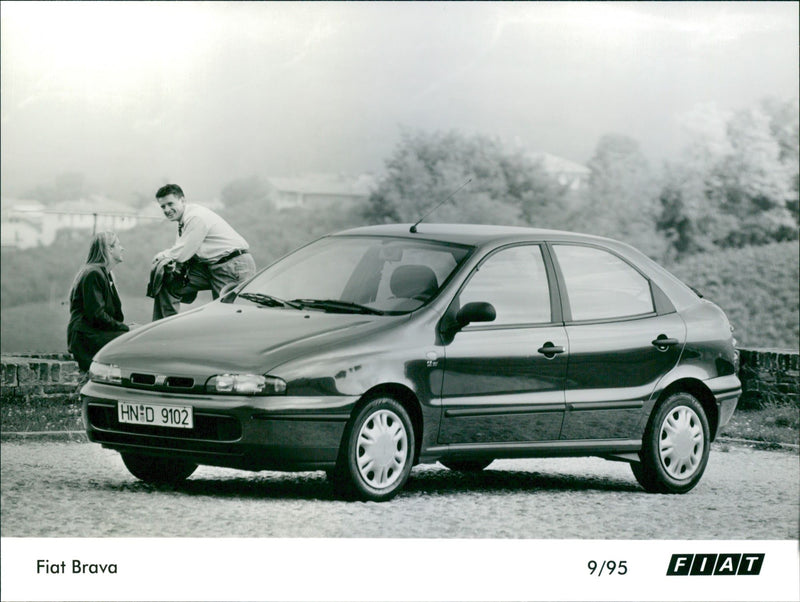 1995 Fiat Brava - Vintage Photograph