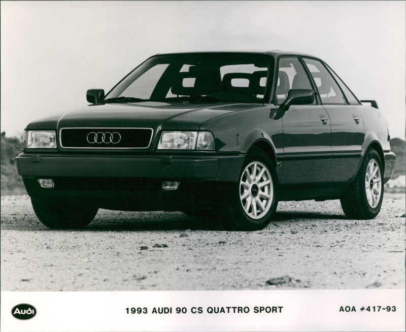 1993 Audi 90 CS - Vintage Photograph