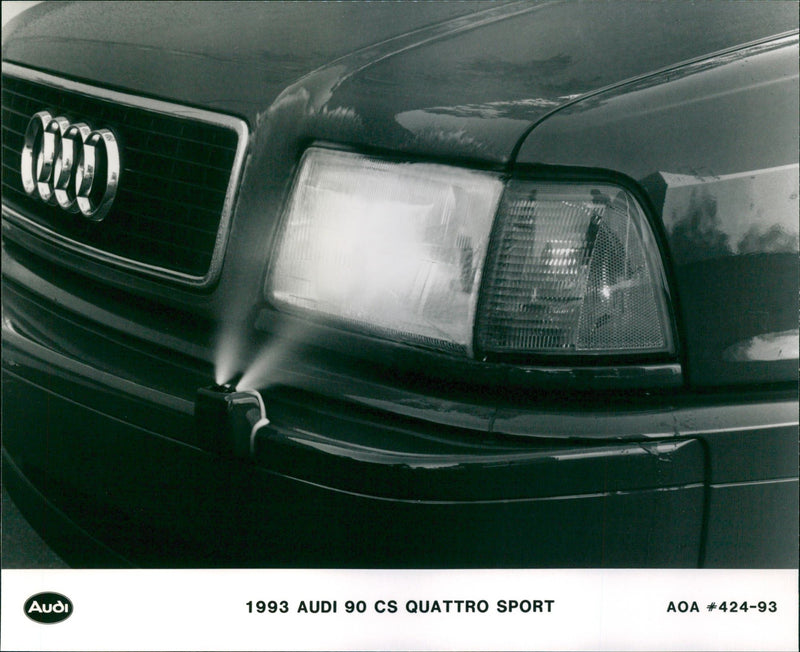 1993 Audi 90 - Vintage Photograph