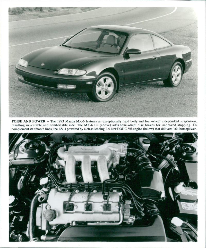 1993 Mazda MX-6 - Vintage Photograph
