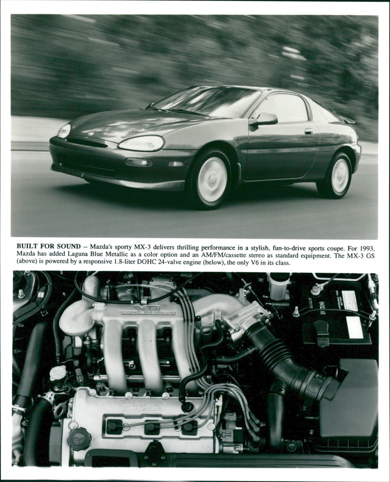 1993 Mazda MX-3 - Vintage Photograph