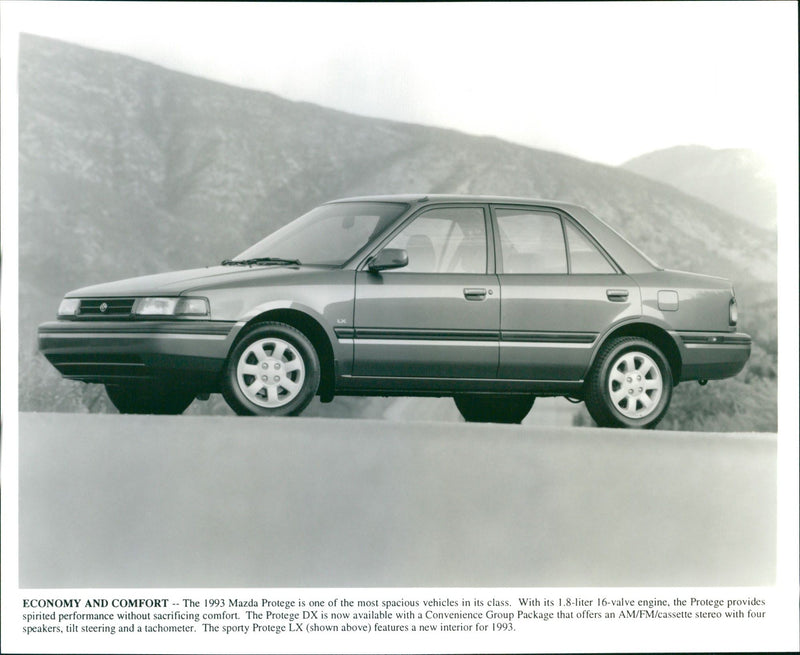 1993 Mazda Protege - Vintage Photograph