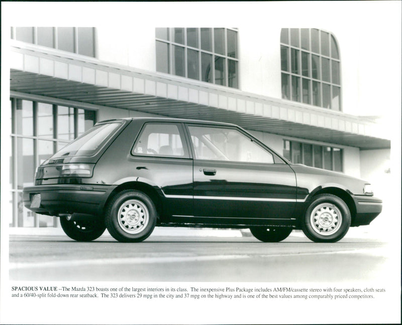 1993 Mazda 323 - Vintage Photograph