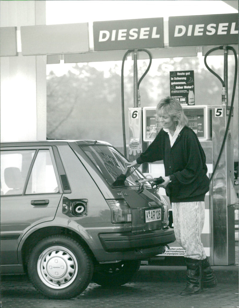 1987 The Toyota Starlet - Vintage Photograph