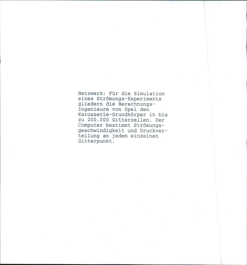 Opel  Flow Model - Vintage Photograph