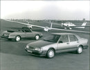 1991 Saab 9000 Turbo 16 Cabrio and Saab 9000 CD 2.3 Turbo - Vintage Photograph