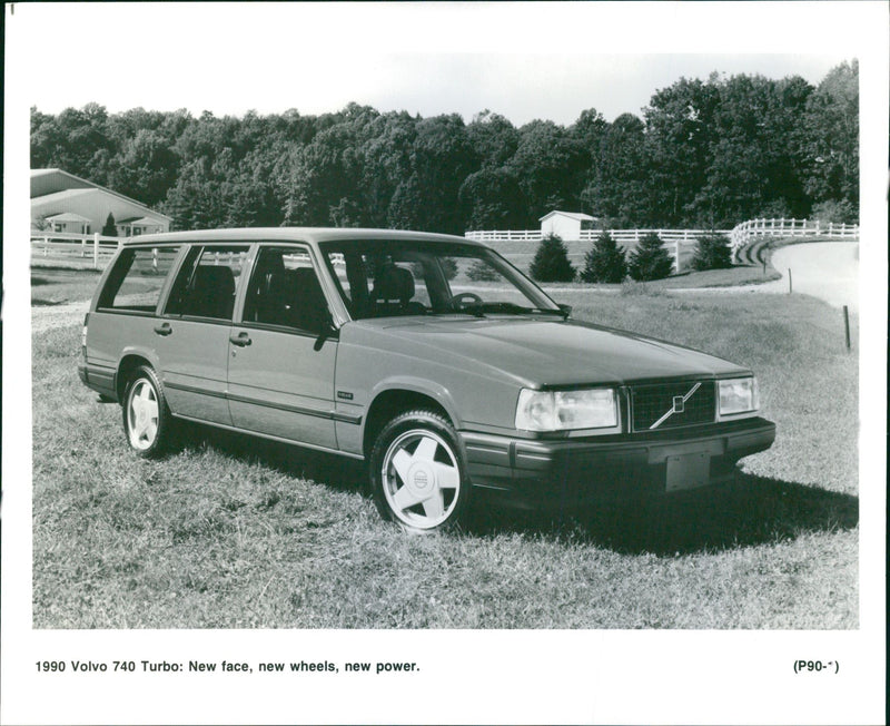 1990 Volvo 740 Turbo - Vintage Photograph