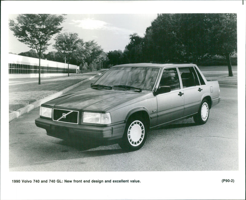 1990 Volvo 740 and 740 GL - Vintage Photograph