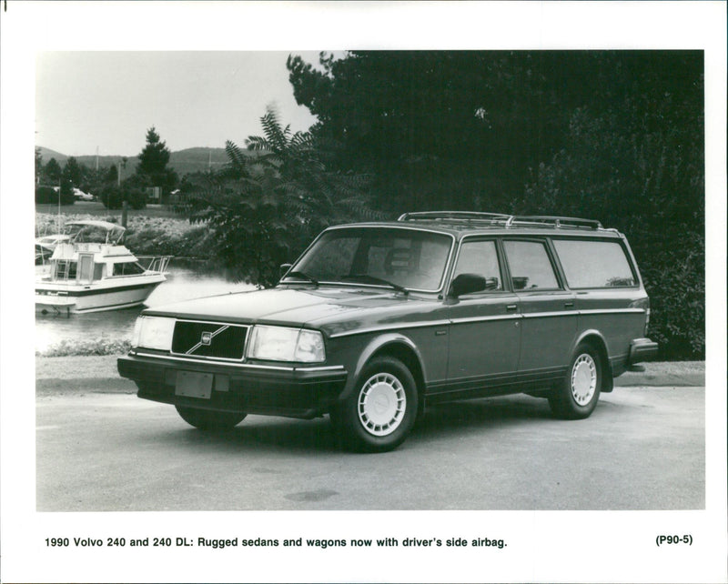 1990 Volvo 240 and 240 DL - Vintage Photograph