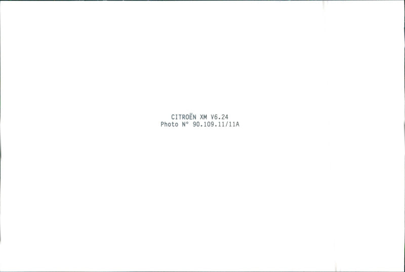 1990 Citroen XM V6.24 - Vintage Photograph