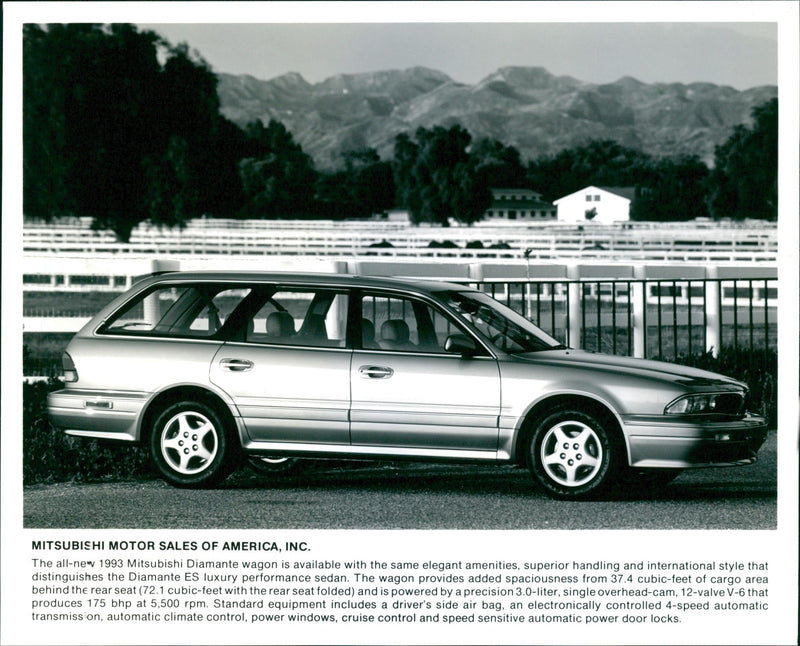 1993 Mitsubishi Diamante - Vintage Photograph