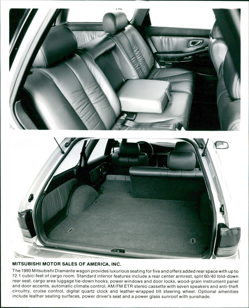 1993 Mitsubishi Diamante - Vintage Photograph