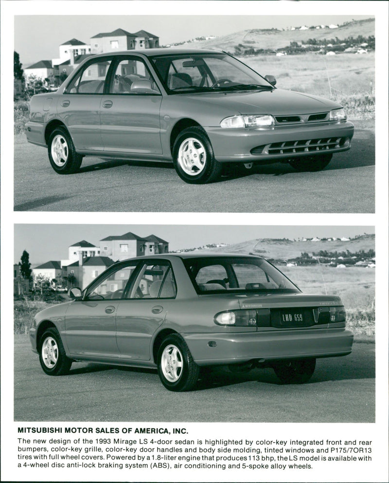 1993 Mitsubishi Mirage LS - Vintage Photograph