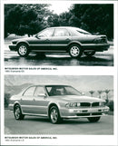 1993 Mitsubishi Diamante ES and 1993 Mitsubishi Diamante LS - Vintage Photograph