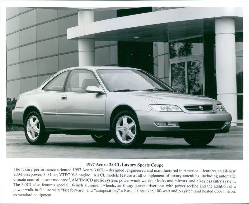 1997 Acura 3.0CL - Vintage Photograph