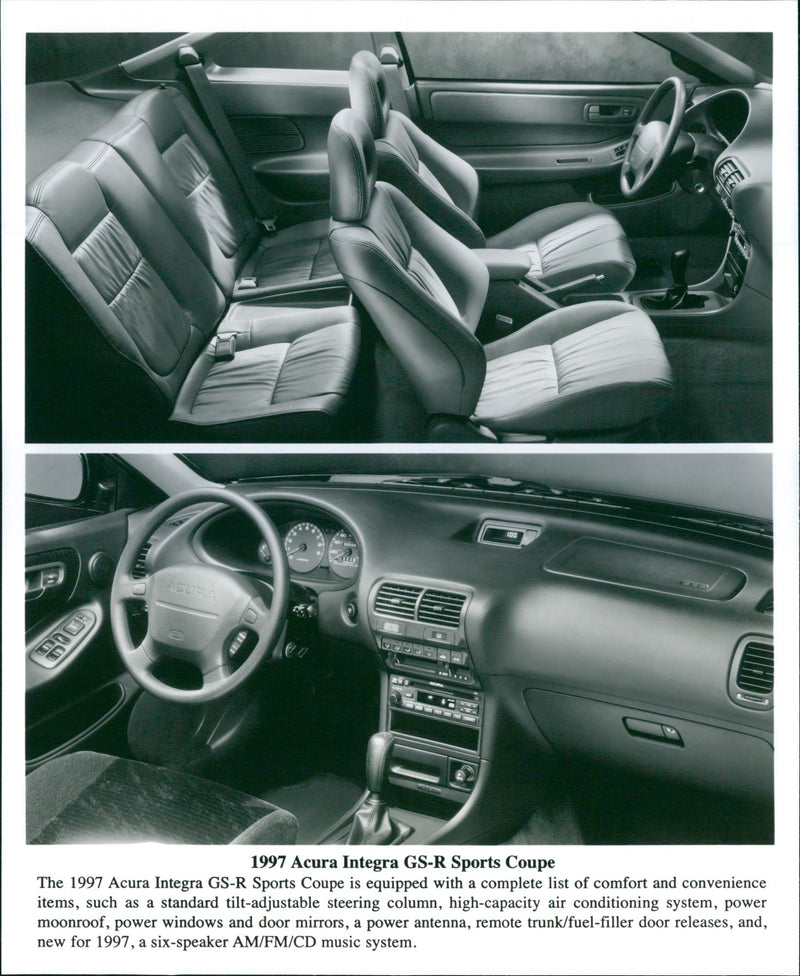 The 1997 Acura Integra GS-R Sports Coupe - Vintage Photograph