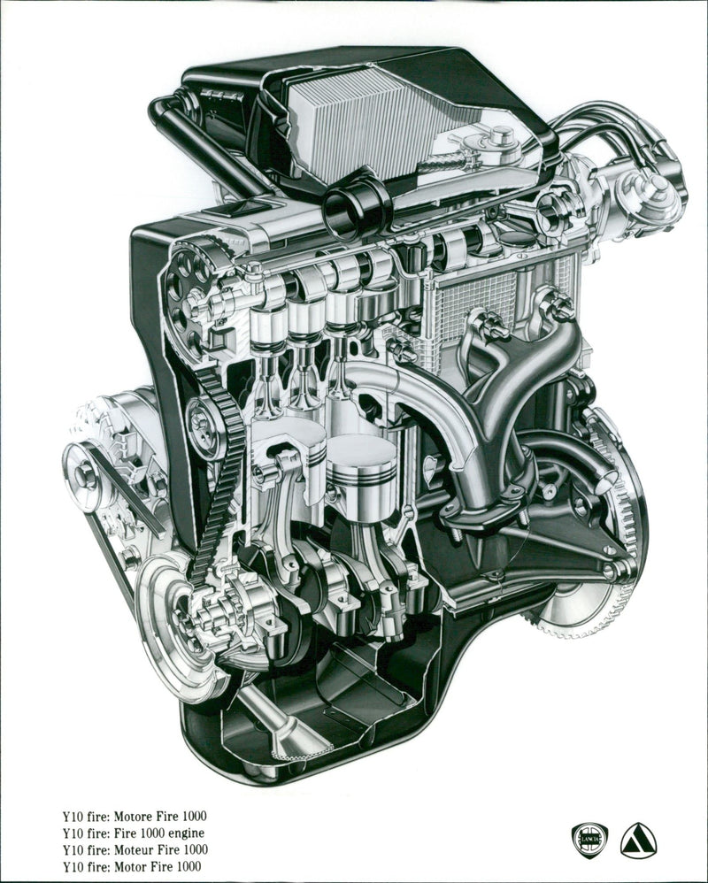 Lancia Y10 Fire - Vintage Photograph