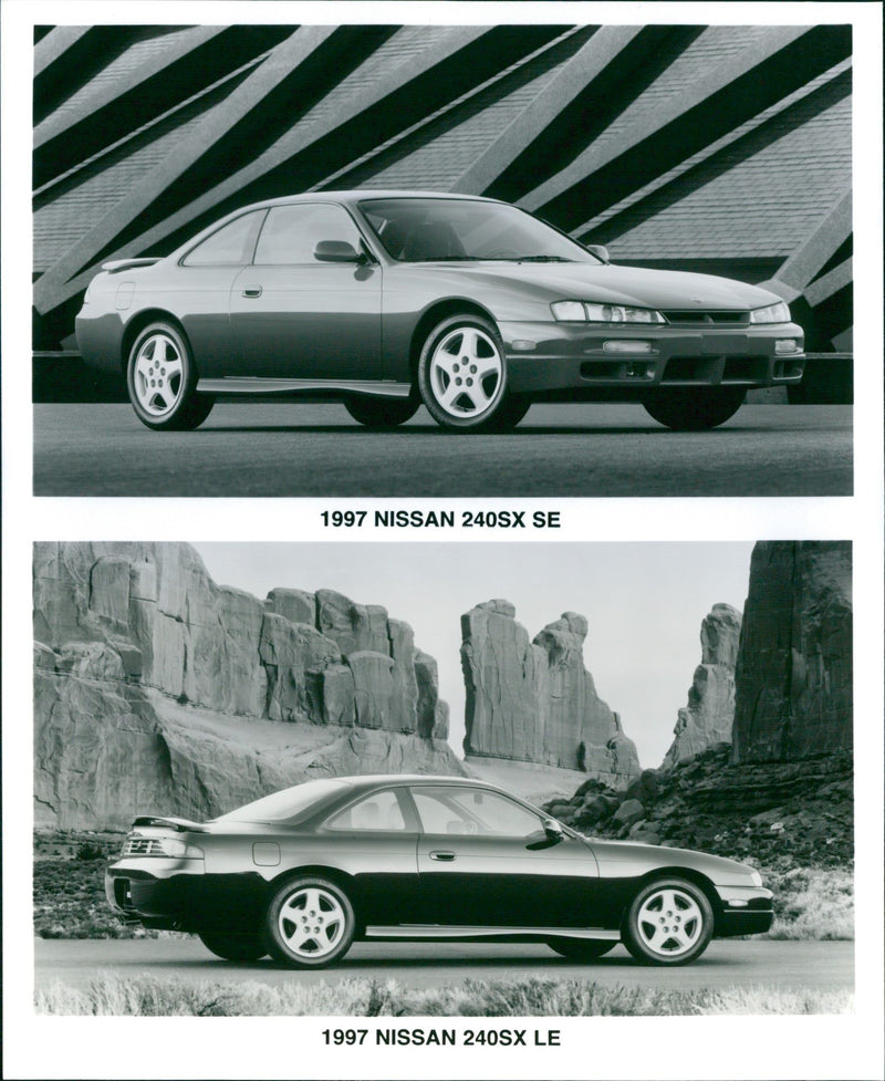 1997 Nissan 240SX SE and 1997 Nissan 240SX LE - Vintage Photograph