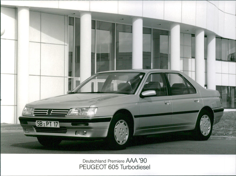 1990 Peugeot 605 Turbodiesel - Vintage Photograph