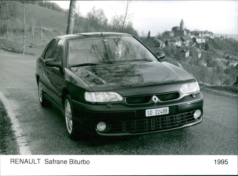 1995 Renault Safrane Biturbo - Vintage Photograph