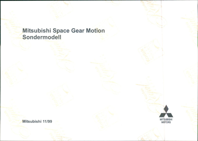 Mitsubishi Space Gear Motion - Vintage Photograph