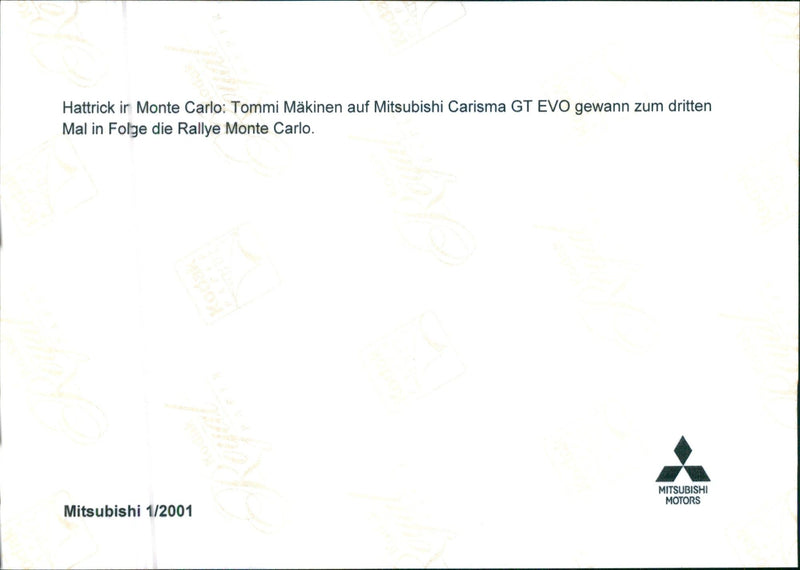 Mitsubishi Carisma GT EVO - Vintage Photograph