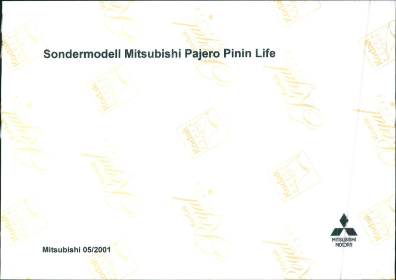 Mitsubishi Pajero Pinin Life - Vintage Photograph