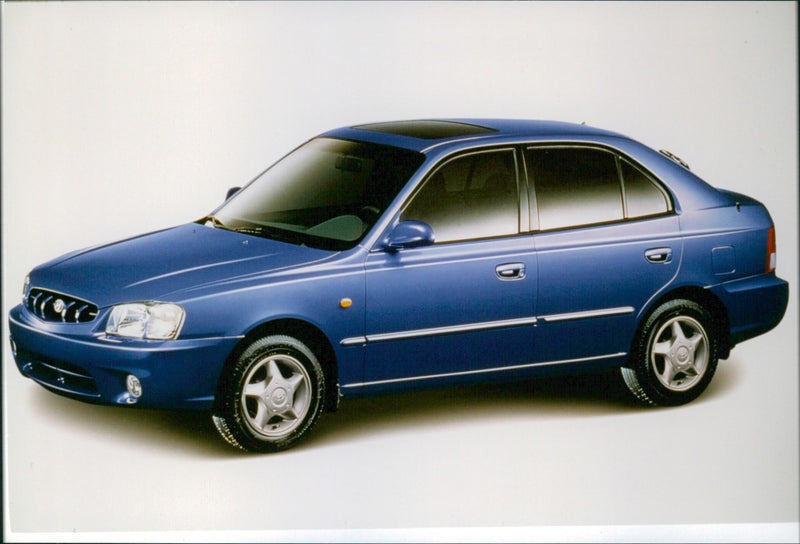 Hyundai Accent - Vintage Photograph