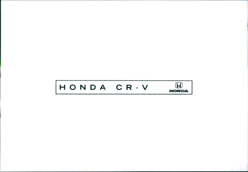 Honda CR-V - Vintage Photograph