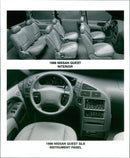 1999 Nissan Quest Interior and 1999 Nissan Quest GLE Instrument Panel - Vintage Photograph