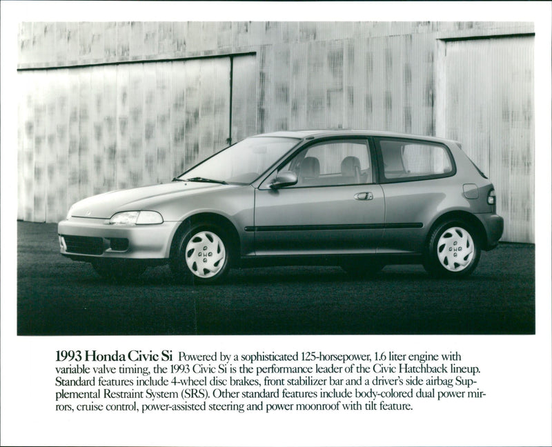 1993 Honda Civic Si - Vintage Photograph