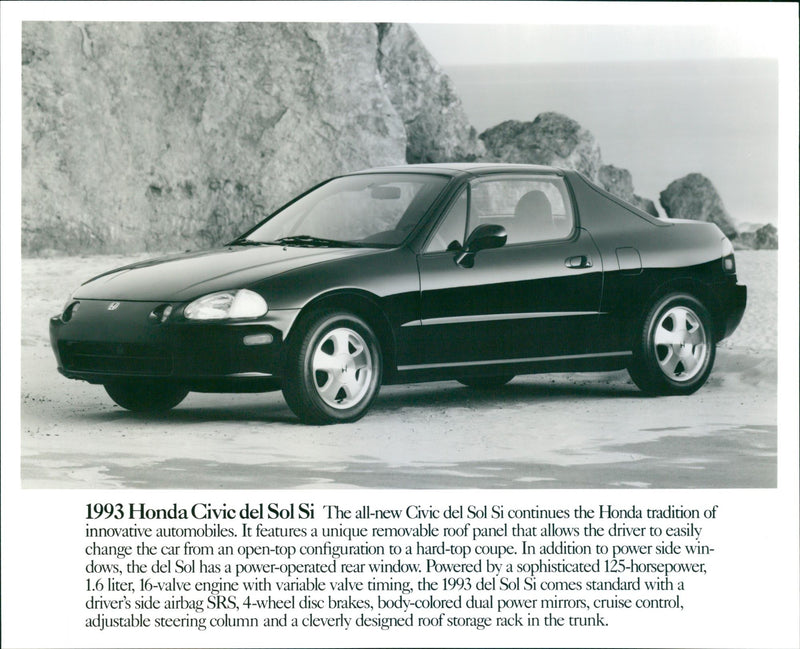 1993 Honda Civic del Sol Si - Vintage Photograph